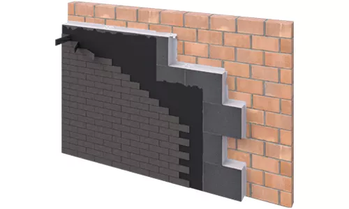 3D Build-up Interior wall tiles 3230 - blue tiles