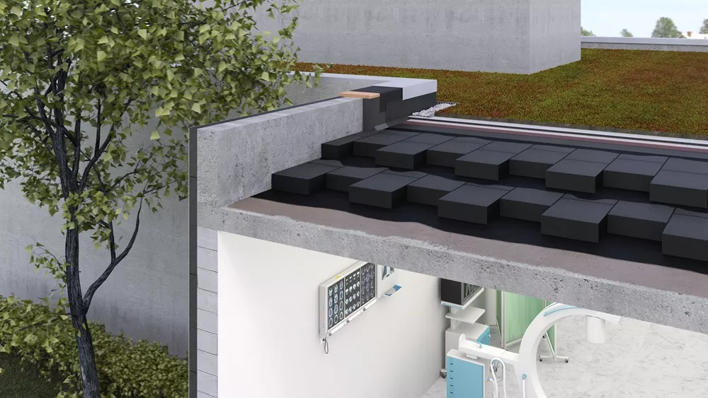 hospital green roof