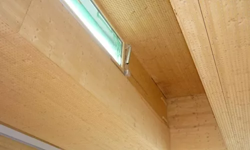 Wooden roof Interior