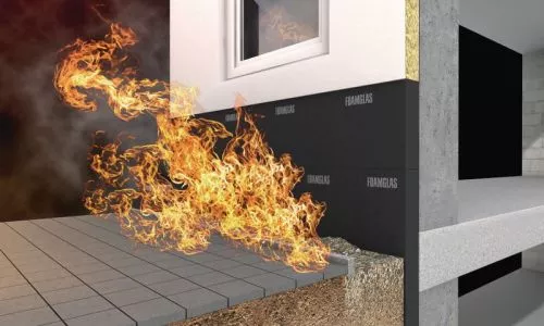 Fire with FOAMGLAS solution