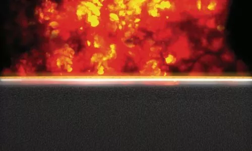 Graphic of FOAMGLAS insulation not on fire