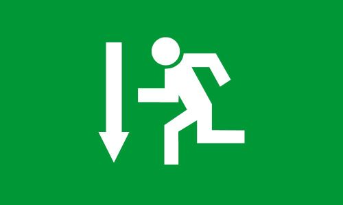 Logo emergency exit