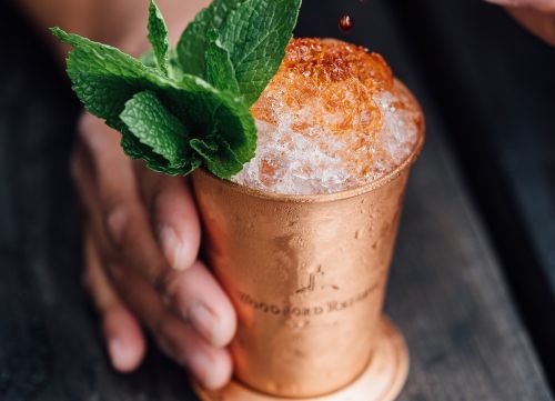 Condensation on a glass