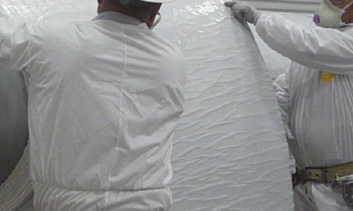 aerogel installation