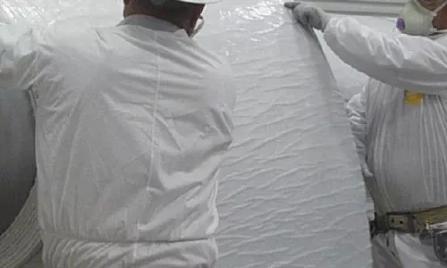 aerogel installation