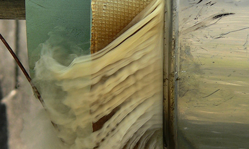 Toxic smoke from PUR insulation