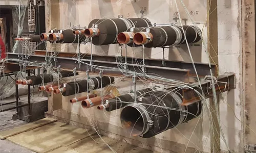 Fire wall penetrations testing