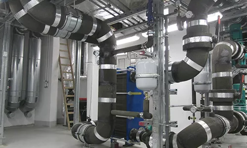 foamglas chilled water pipes