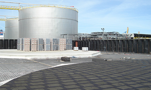 Foamglas tank base
