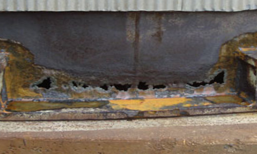 Tank base with foamglas