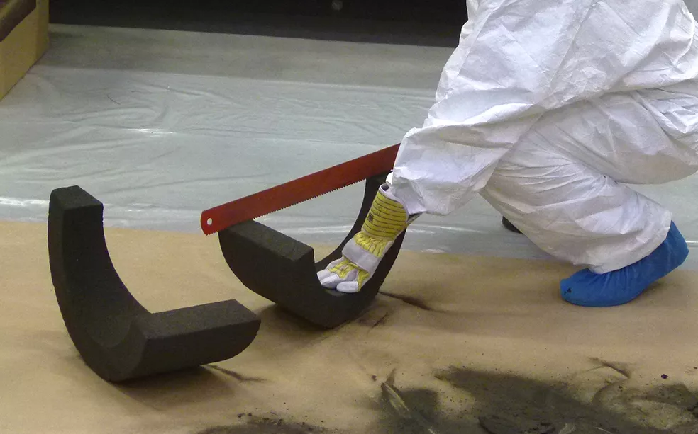 On-site adaptations of foamglas insulation