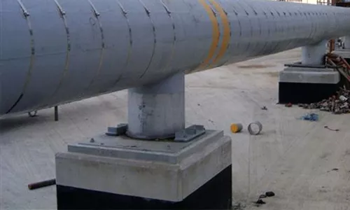 Foamglas pipe supports