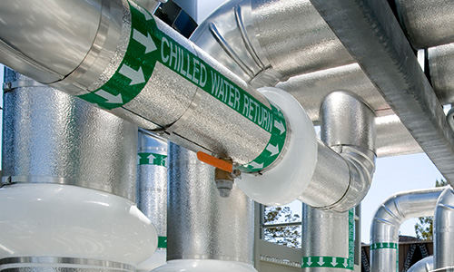 Chilled Water return lines