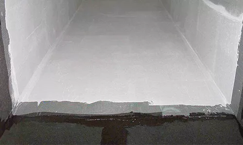 Foamglas on air shaft