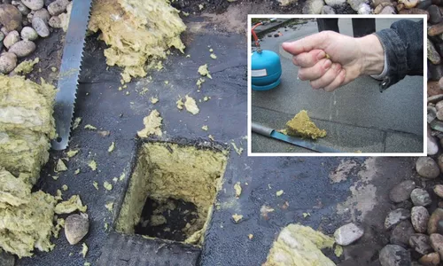 zawilgocony i przeciekajacy dach