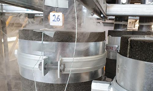 Industrial insulation temperature performance