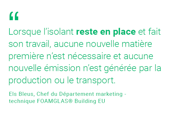 Insulation stays in place FR