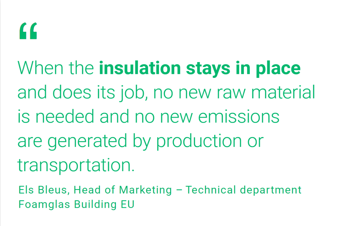 Insulation stays in place