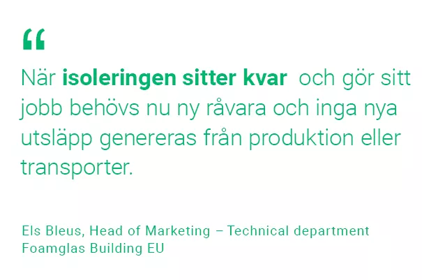 Insulation stays in place SE