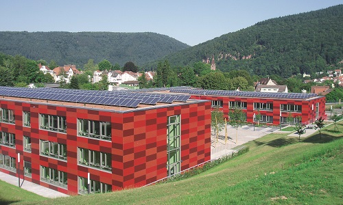 Solar roof School Neckargemuend Germany