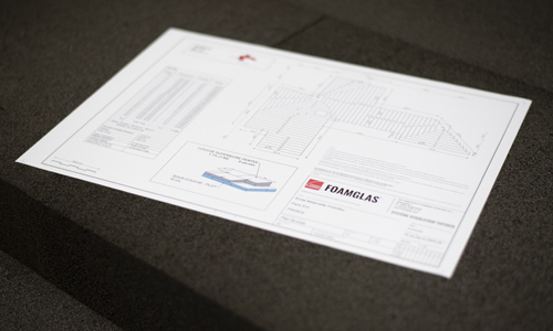 FOAMGLAS® Tapered Installation Plan
