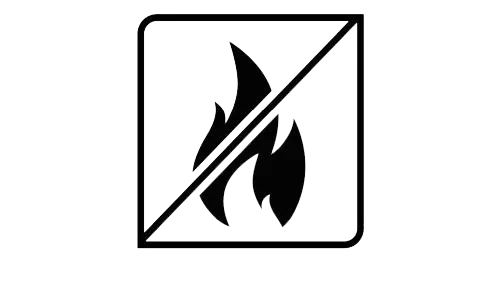 Non-combustible Icon