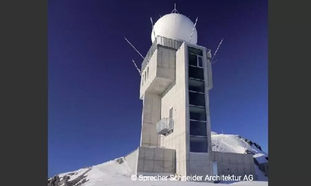 Weather radar Weissfluhgipfel