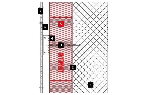 2D build-up of the facad of Kndu Villas in Antalya