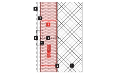 2D facade build-up at Colchester