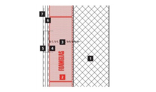 2D facade build-up of Granary Barking