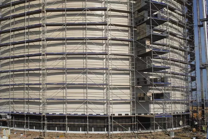 Ammonia Storage Tank At Fertilizer Plant