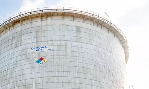 Ammonia storage tank