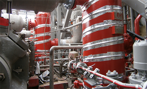 Heat traced piping and equipment