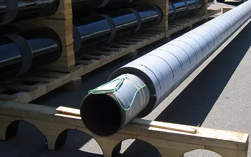 Pipe with Terostat and electrical tracing