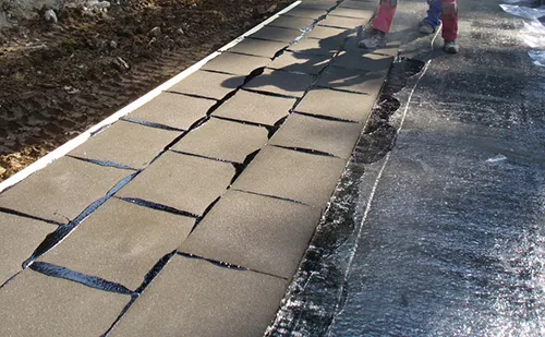 Water storage tank foamglas