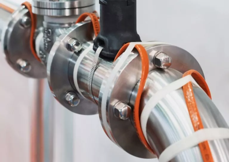 Heat traced process piping and equipment