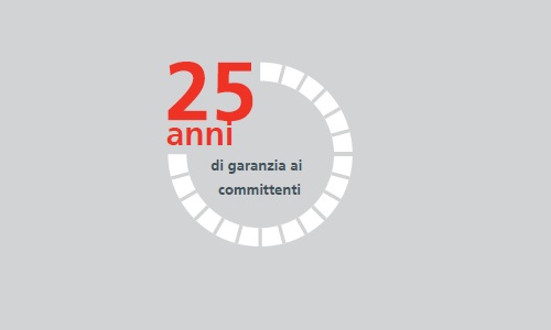25 anni di garanzia ai committenti