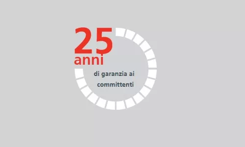 25 anni di garanzia ai committenti