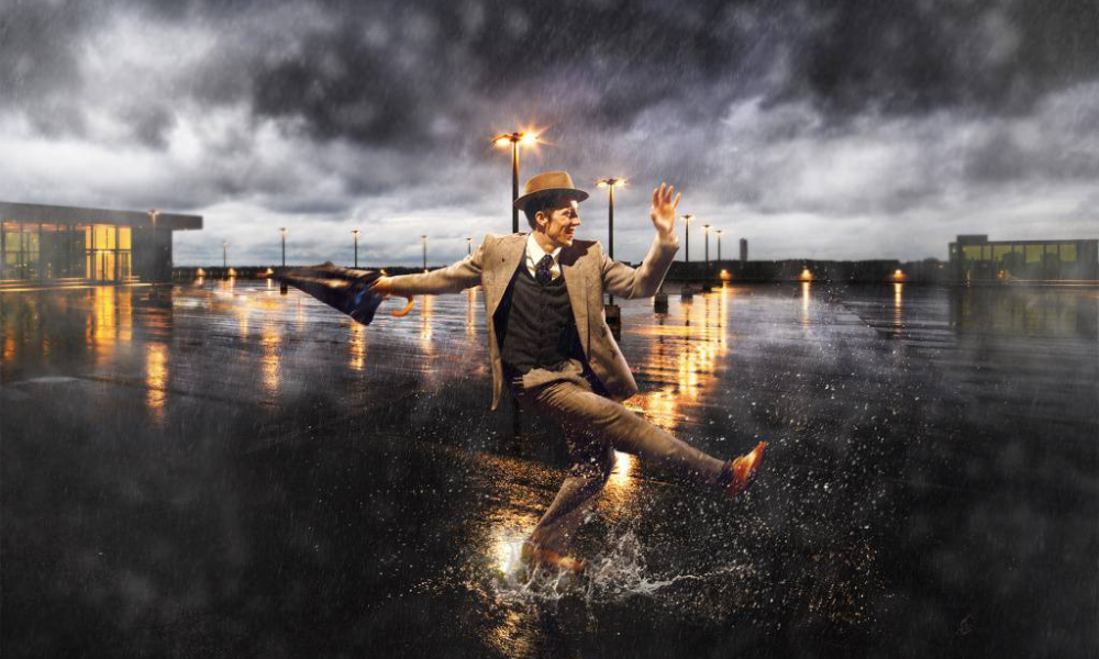 Foamglas 25 year warranty campaign image dancing in the rain