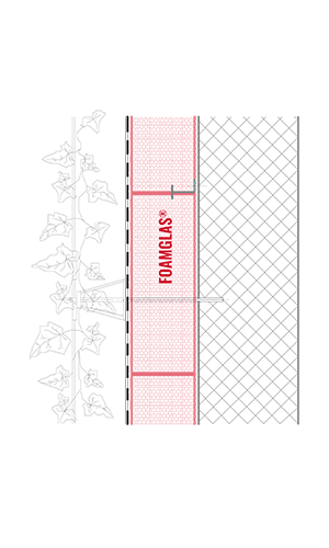 2D Build-up green Facade solution