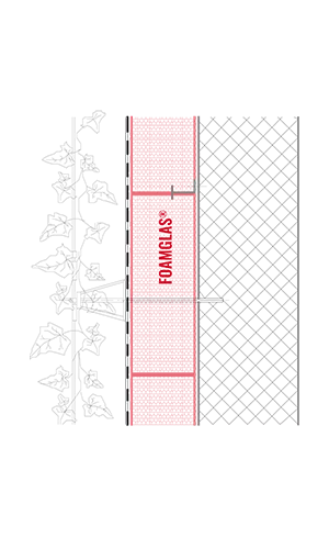 2D Build-up green Facade solution