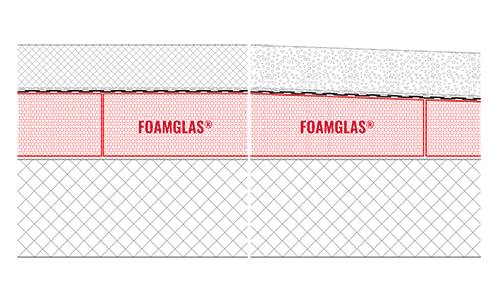 2D Build-up Roof insulation on concrete
