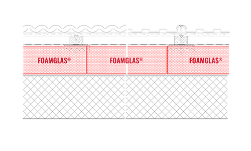 2D Build-up Roof insulation on concrete