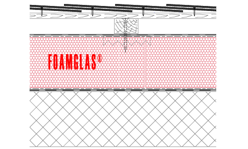 2D Build-up Slate roof covering on concrete structure