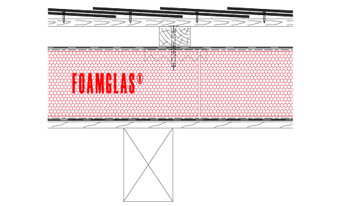 2D Build-up Slate roof covering on timber frame structure