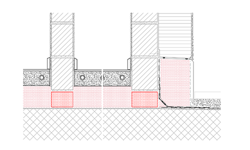 2D Build-up Thermal bridging