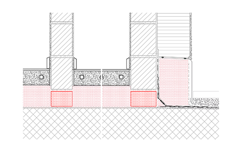 2D Build-up Thermal bridging