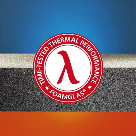 Foamglas with lambda logo