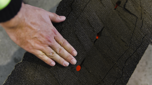 Foamglas ready for inspection