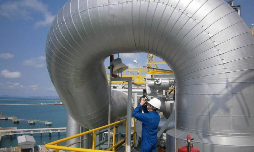 Foamglas Industry piping installation